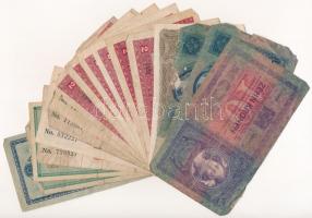 1904-1920. 1K-10K (17db, 3db "Romania Timbru Special" felülbélyegzéssel) T:III-IV