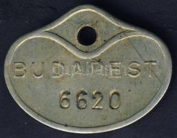 Budapest 1937. Ebvédjegy T:2