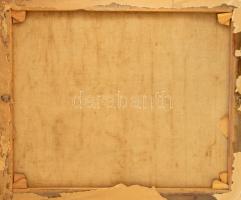 Kosztolányi-Kann Gyula (1868-1945): Dombos táj, olaj, vászon, jelzett (Kann Gyula), sérült (korábban...