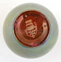 Zsolnay eozin mázas vázácska. Jelzett, hibátlan. 6 cm