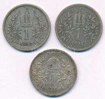 Ausztria 1893-1915. 1K Ag "Ferenc József" (3xklf) T:2-
Ausztria 1893-1915. 1 Corona Ag &q...