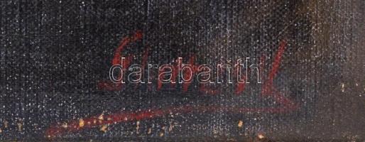 Glatter Ármin (1861-1931): Férj és felesége portréja (2 db mű). Olaj, vászon, jelzett, sérült. Dísze...