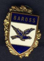 Cca 1930-as évek DN "Baross" zománcozott jelvény T:2
