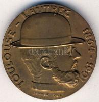 1964. "Toulouse-Lautrec-Moulin Rouge" Br emlékérem. Szign.Renner T:2