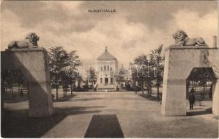 1908 Nürnberg, Nuremberg; Bayer. Jubilaums Landes-Ausstellung, Kunsthalle / Bavarian Jubilee National Exhibition, art gallery. Offizielle Postkarte 98.