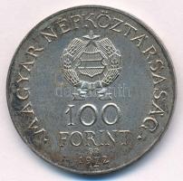1972. 100Ft Ag "Budapest" T:BU patina Adamo EM40
