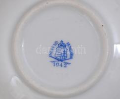 Herendi kis tálkák. 4 db. Kézzel festett, jelzett, hibátlanok. d: 7,5 cm