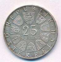 Ausztria 1970. 25Sch Ag "Léhár Ferenc" T:1- patina Austria 1970. 25 Schilling Ag "Fra...