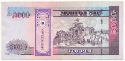 Mongólia 2003. 5000T T:II,II-
Mongolia 2003. 5000 Tugrik C:XF,VF
Krause P#68