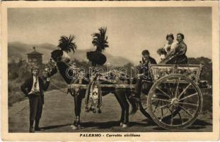 Palermo, Carretto siciliano / Sicilian folklore, horse cart. Serie I. N. 1.