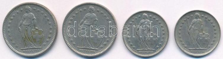 Svájc 1968. 2Fr Cu-Ni (2x) + 1969-1970. 1Fr Cu-Ni (2x) T:2
Switzerland 1968. 2Fr Cu-Ni (2x) + 1969-...