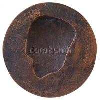 1977. "Horvát Éva 1977 (Anna-bál szépe)" egyoldalas, öntött Br emlékérem (90mm) T:2