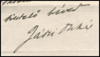 1913 Jászi Oszkár (1875-1957.) társadalomtudós, szabadkőműves, politikus, később a Magyar Nemzeti Ta...