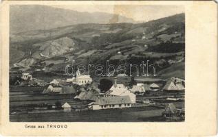 1911 Trnovo, general view, church (EM)