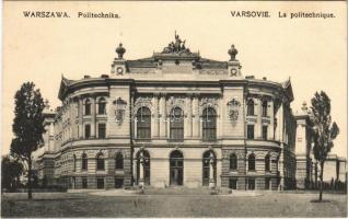 Warszawa, Warsaw; Politechnika / La politechnique / Polytechnic Institute. A. Chlebowski i S-ka