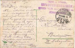 1915 Kämpfe auf der Landstrasse nach Luneville / WWI German military, French attack. M. B. L. 1450. ...