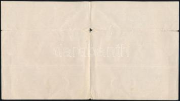 1890 Johann August Strindberg (1849-1912) svéd dráma-, regény- és elbeszélésíró autográf levele Gerő...