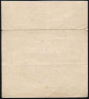 1890 Johann August Strindberg (1849-1912) svéd dráma-, regény- és elbeszélésíró autográf levele Gerő...