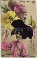 1906 Lady with flowers (EK)