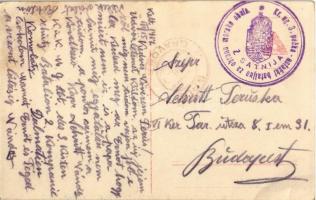 1917 Child with German toy soldiers + "Kr. ug. 3. pucko ustaskl bataljun za obranu morske obala...