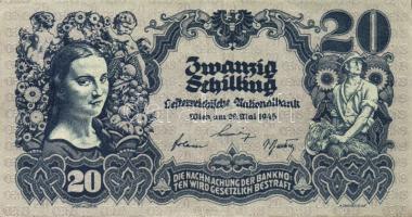 Ausztria 1945. 20Sch T:II+
