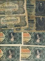 18db vegyes pengő + osztrák-magyar Bank korona tétel 15db T:I,II+,II,III