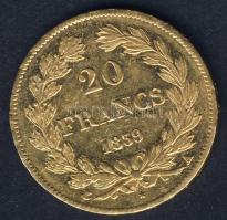 Franciaország 1839A 20Fr Au 6,4516g I.Lajos Fülöp T:2+