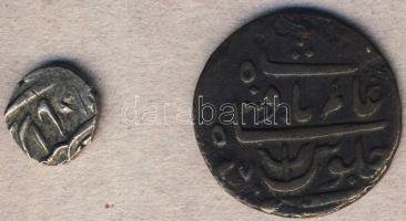 2 klf régebbi ázsiai (India?) pénz, az egyik Ag T:2,3+