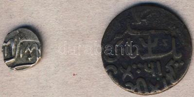 2 klf régebbi ázsiai (India?) pénz, az egyik Ag T:2,3+
