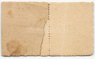 Szeged Város Közmunka II. 100P (2x) egykori pár ketté tépve T:I,II tépés következtébeni hiány a mási...