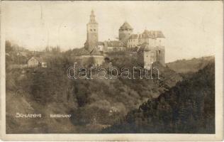1925 Városszalónak, Stadtschlaining; Schloss Schlaining / Szalónak vára / castle. photo