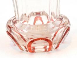 XIX. sz. vége: Rubinvörös pohár, a szerelem, barátság, hosszú élet, hit allegórikus ábrázolásával. T...