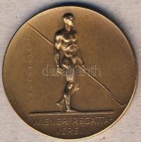 Ausztria 1931. "Bécsi Regatta Szövetség" Br emlékérem T:2