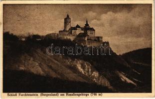 1934 Fraknó, Forchtenstein; Schloß Forchtenstein (Burgenland) am Rosaliengebirge (746 m). Verlag S. Schön & Sohne / Fraknó vára a Rozália-hegységen / castle