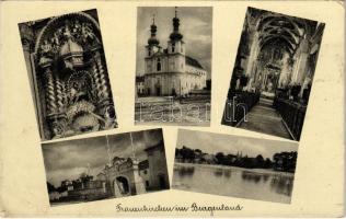 1937 Boldogasszony, Fertőboldogasszony, Frauenkirchen; Wallfahrtskirche / Boldogasszony búcsújáró templom, Kálvária / pilgrimage church, calvary (EK)