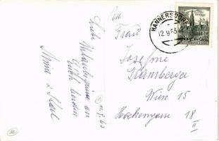 1963 Sámfalva, Hannersdorf; látkép a templommal / general view, church. photo (EK)