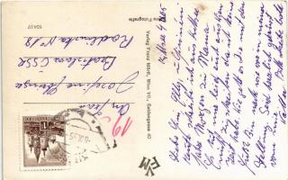 1965 Köpcsény, Kopcany, Kittsee; Inneres der Kirche. Verlag Franz Mörtl / templom, belső / church, i...