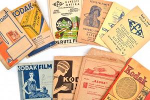 10 db többféle fotótasak (EFA, KODAK, AZURA, stb.)