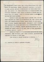 1945.III.21 ismeretlen személyes hangú levele Geleji Sándor (1898-1967), a csepeli Weiss Manfréd Acé...