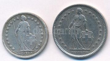 Svájc 1912. 1Fr Ag + 1980. 2Fr Cu-Ni T:2-
Switzerland 1912. 1 Franc Ag + 1980. 2Fr Cu-Ni C:VF
Krau...