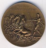 Ausztria 1935. "Bécsi Regatta Egyesület-50 év" dekoratív Br plakett T:2