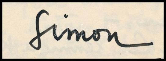 1921 Simon János György (1894 - 1968) festőművész autográf levele Gerő Ödön művészeti írónak Bernből...