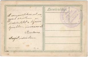 Budapest XIV. Városligeti részlet a szökőkúttal. Rigler r.-t. 41. sz. + "Hősrokkantak, hadiözve...