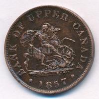 Kanada / Felső Kanada / Brit adminisztráció 1857. 1/2p Cu T:2
Canada / Upper Canada / British admin...