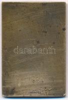 1942. "K4 1000 1942. VII. 5. I. Újvidék" Br kajak-kenu díjplakett, "Berán N / Döbrent...