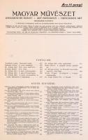 1929 Magyar művészet V. évf. 8 száma, Pécsről szóló tematikus szám. Bp.,1929,Athenaeum, 4 p.+1 t.+58...