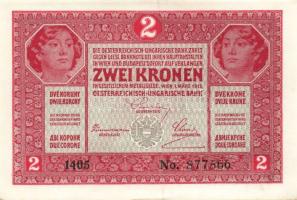 1917. 2K (5x) benne kevés ugrású sorszámok T:I