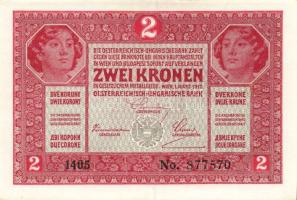 1917. 2K (5x) benne kevés ugrású sorszámok T:I