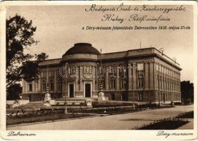 Debrecen, Déri Múzeum. Budapesti Ének- és Zenekaregyesület Hubay "Petőfi szimfónia" a Déri Múzeum felavatásán 1930. május 25-én (apró szakadás / tiny tear)