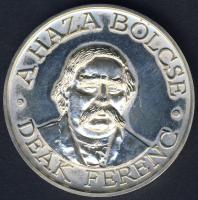 1985. "Deák Ferenc" Ag emlékérem 41,39g T:BU
